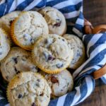 Peanut Butter Banana Muffins - with chocolate chips!