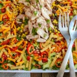 Everyone loves this Southwest Chicken Salad - get the recipe at barefeetinthekitchen.com