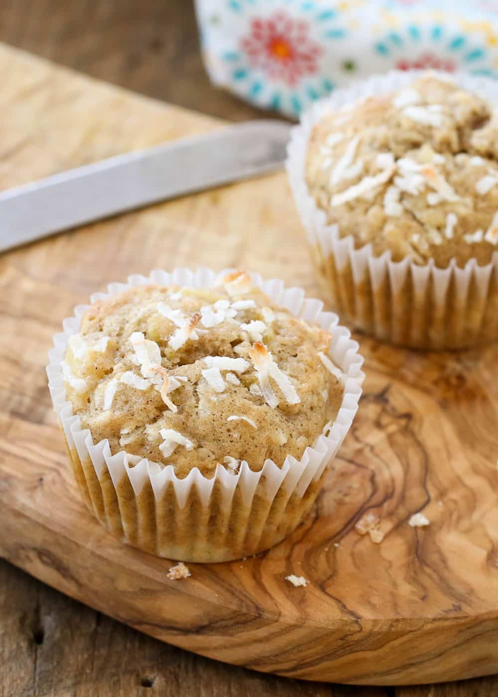 Hawaiian Muffins - Barefeet in the Kitchen