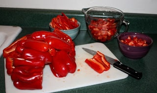 How To Dehydrate Bell Peppers recipe by Barefeet In The Kitchen