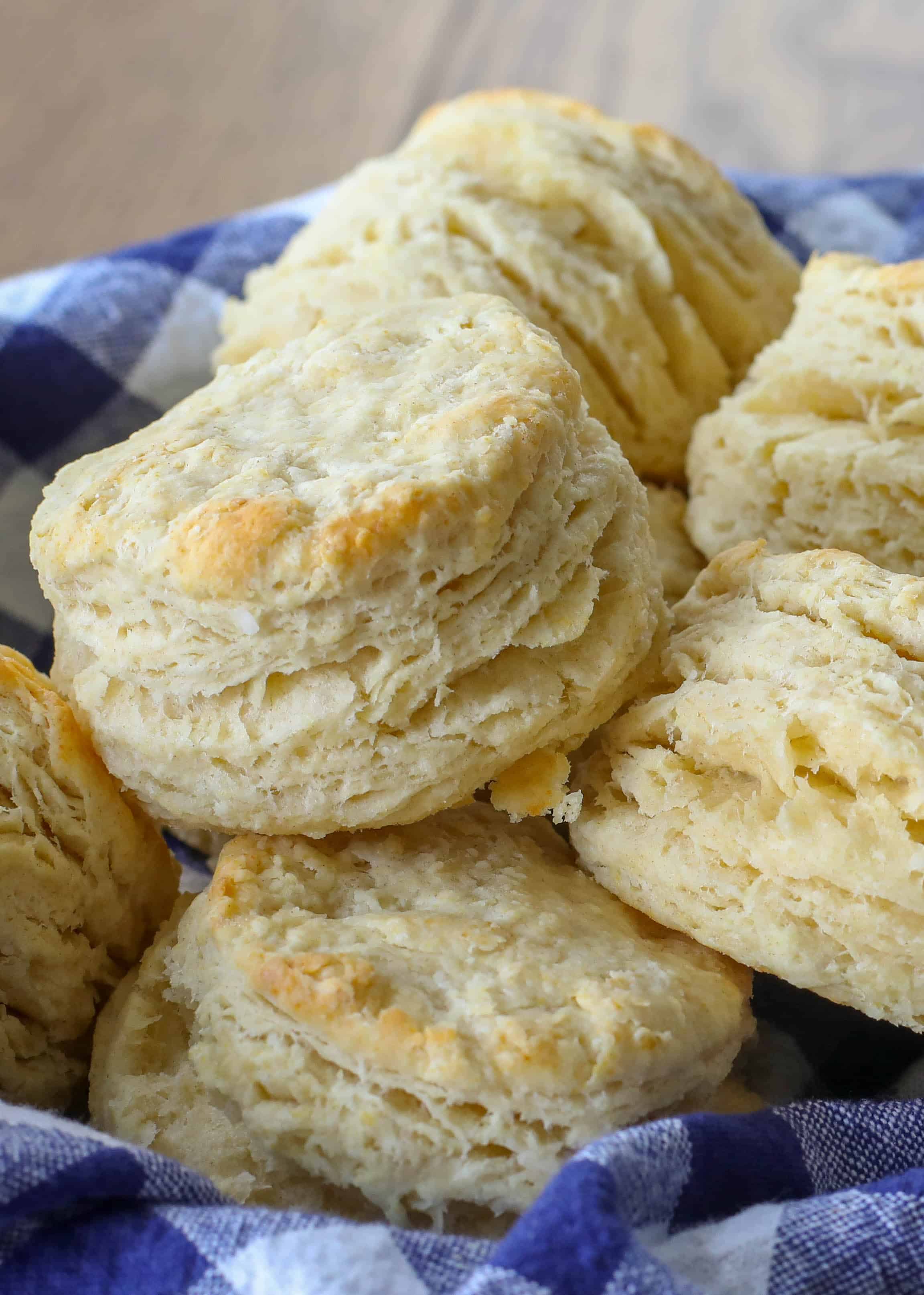 The Best Fluffy Baking Powder Biscuits - Curly Girl Kitchen