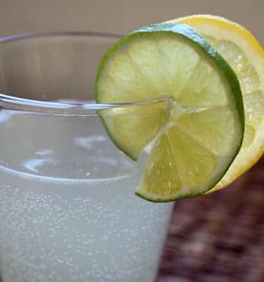 Homemade Lemon Lime Soda recipe by Barefeet In The Kitchen