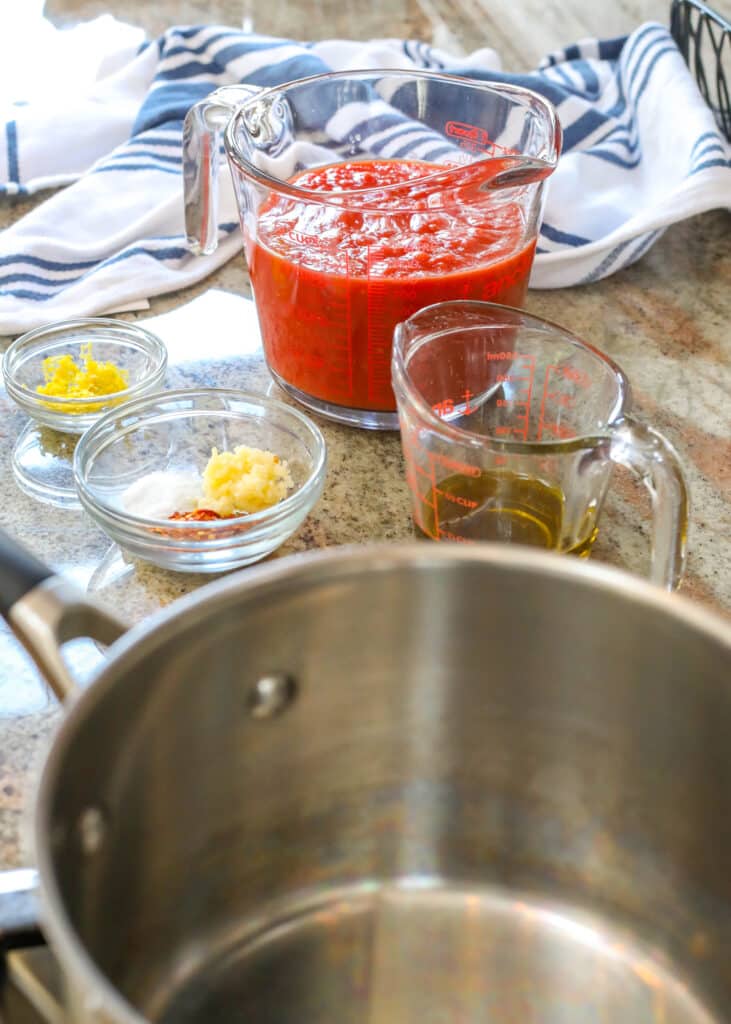 With just a few tweaks to a can of crushed tomatoes, you can have the best ever marinara sauce simmering on the stove.