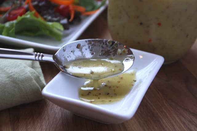 Homemade Italian Salad Dressing recipe by Barefeet In The Kitchen
