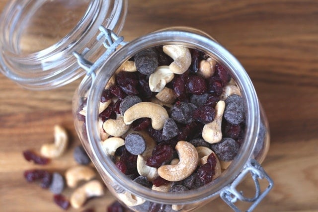 Simple Trail Mix - What is Your Favorite Combination? recipe by Barefeet In The Kitchen
