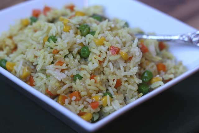 Vegetable Pulao recipe by Barefeet In The Kitchen