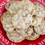 chewy chocolate chip cookies with oatmeal