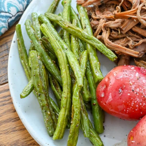 Oven roasted is my favorite way to eat green beans!