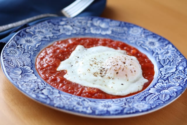 Soft Eggs Over Thyme Marinara Sauce recipe by Barefeet In The Kitchen
