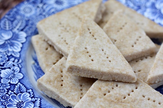 Brown Sugar Whole Wheat Shortbread recipe by Barefeet In The Kitchen