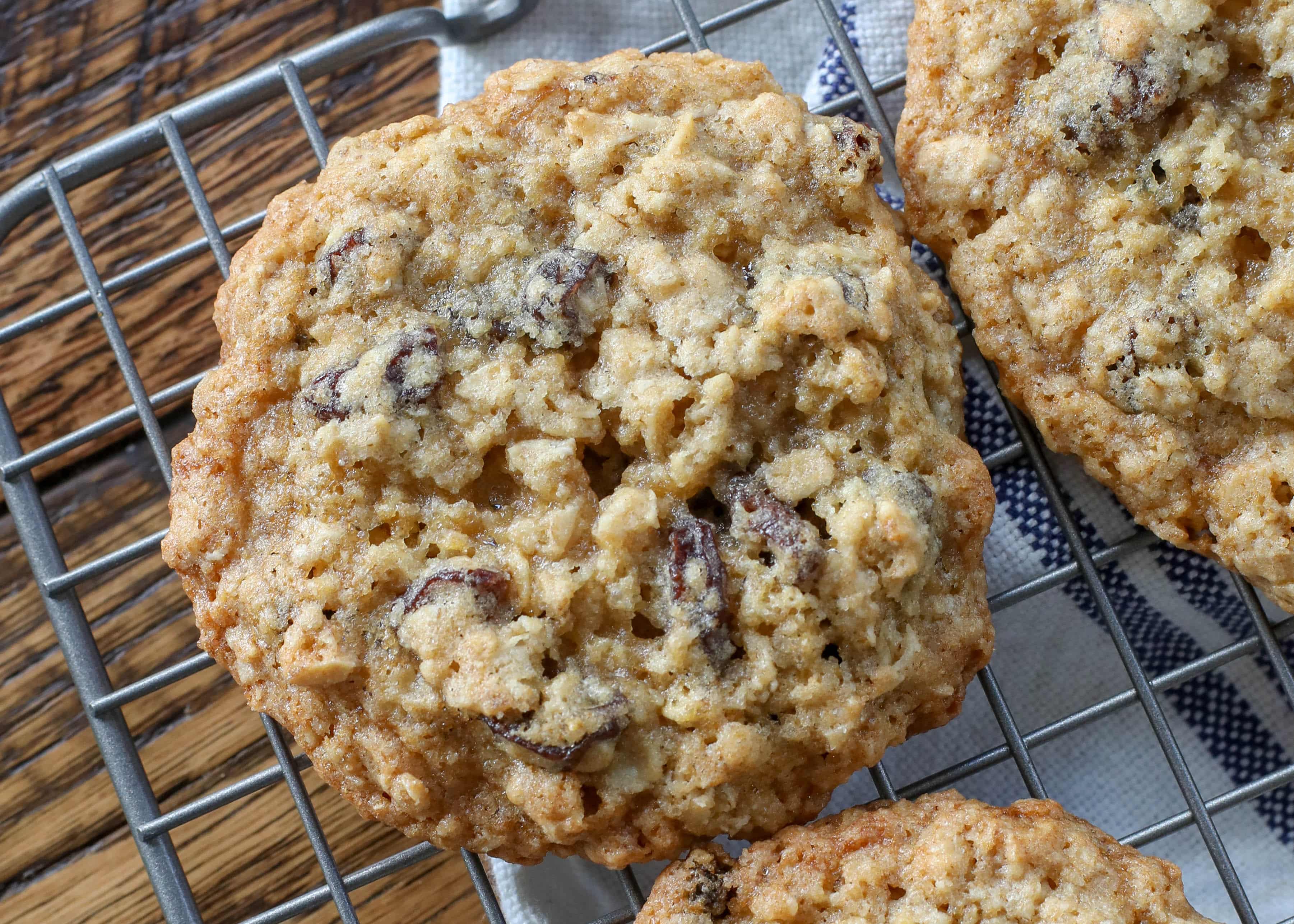 Chewy Oatmeal Raisin Cookies - Tasty Made Simple