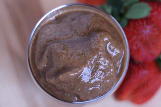 Strawberry Spinach Smoothie - Deliciously Ugly recipe by Barefeet In The Kitchen