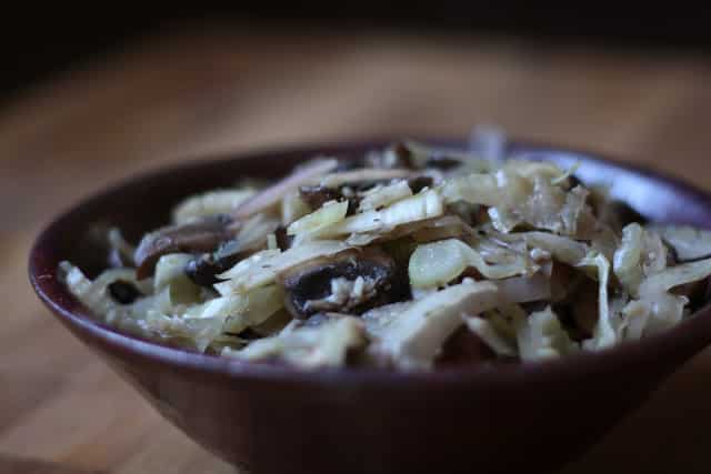 Fennel with Mushrooms recipe by Barefeet In The Kitchen