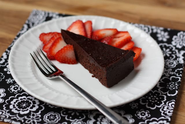 Flourless Chocolate Cake recipe by Barefeet In The Kitchen