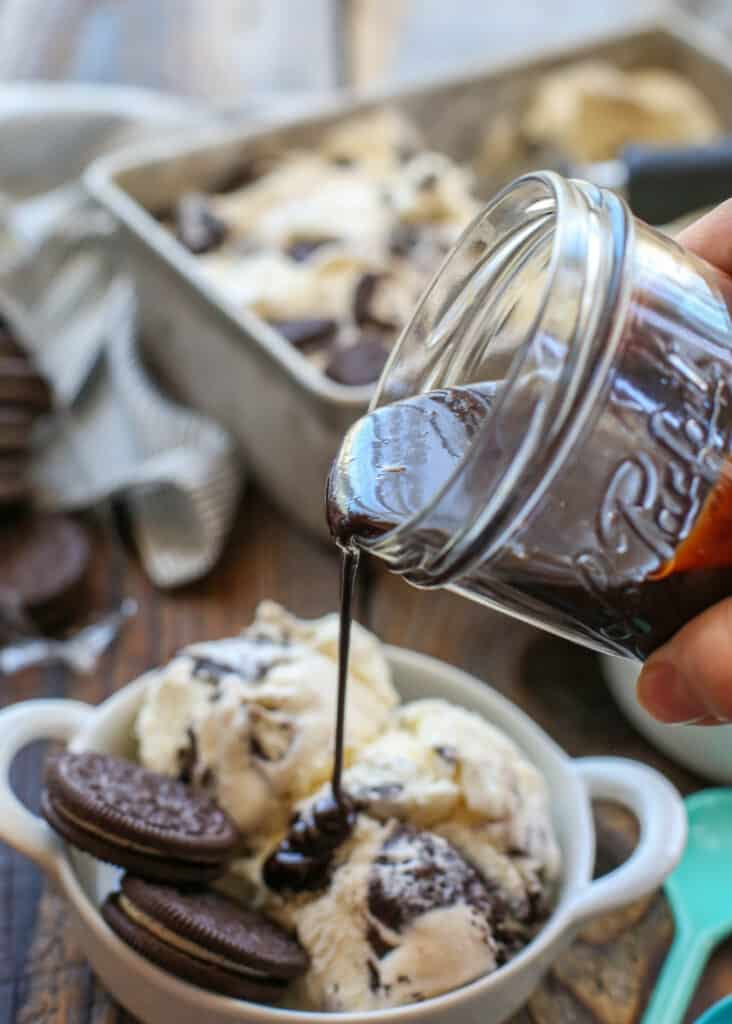 Homemade Chocolate Syrup really is better than store bought! get the EASY recipe at barefeetinthekitchen.com 