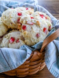 Strawberries and Cream Biscuits