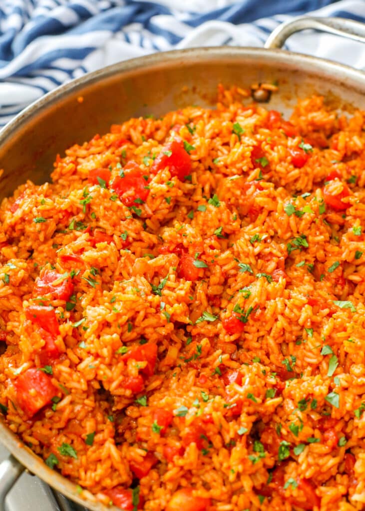Spanish Rice is a terrific side dish for any meal.