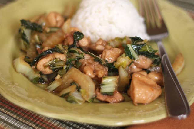 Chicken and Bok Choy Stir Fry recipe by Barefeet In The Kitchen