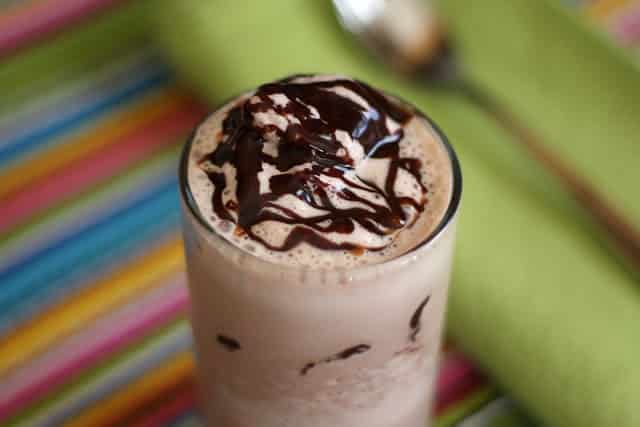 Frozen Mint Chocolate Milk recipe by Barefeet In The Kitchen