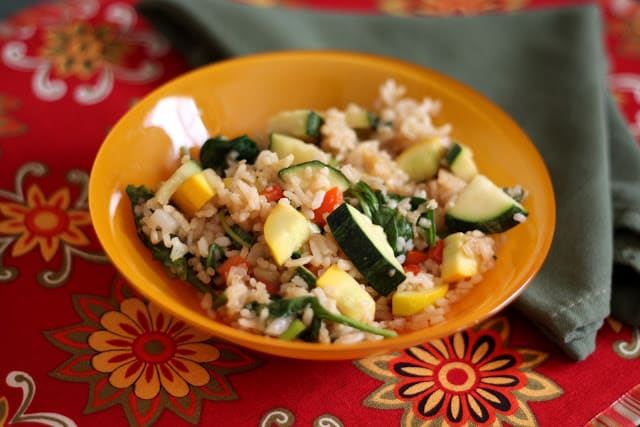 Zucchini Fried Rice recipe by Barefeet In The Kitchen