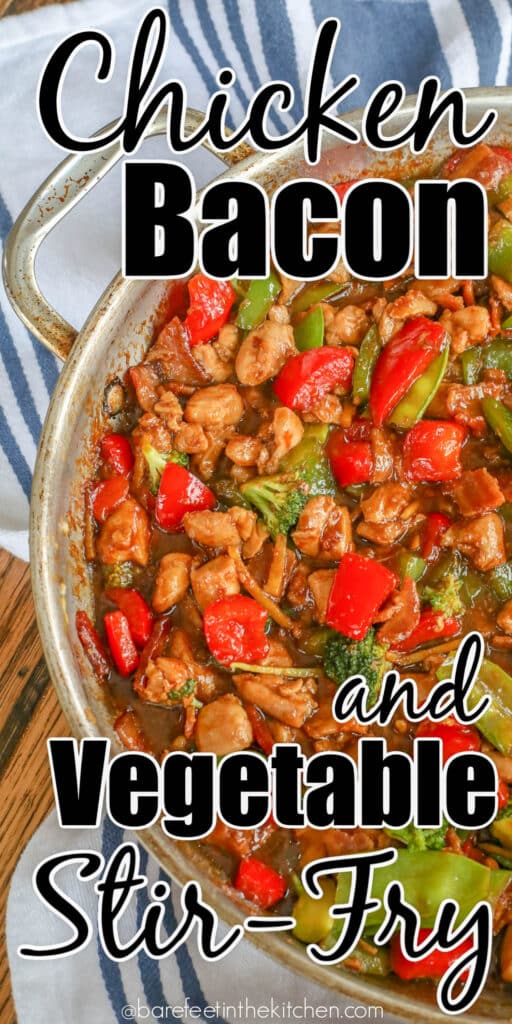Chicken and Bacon Stir Fry - you're going to LOVE this!