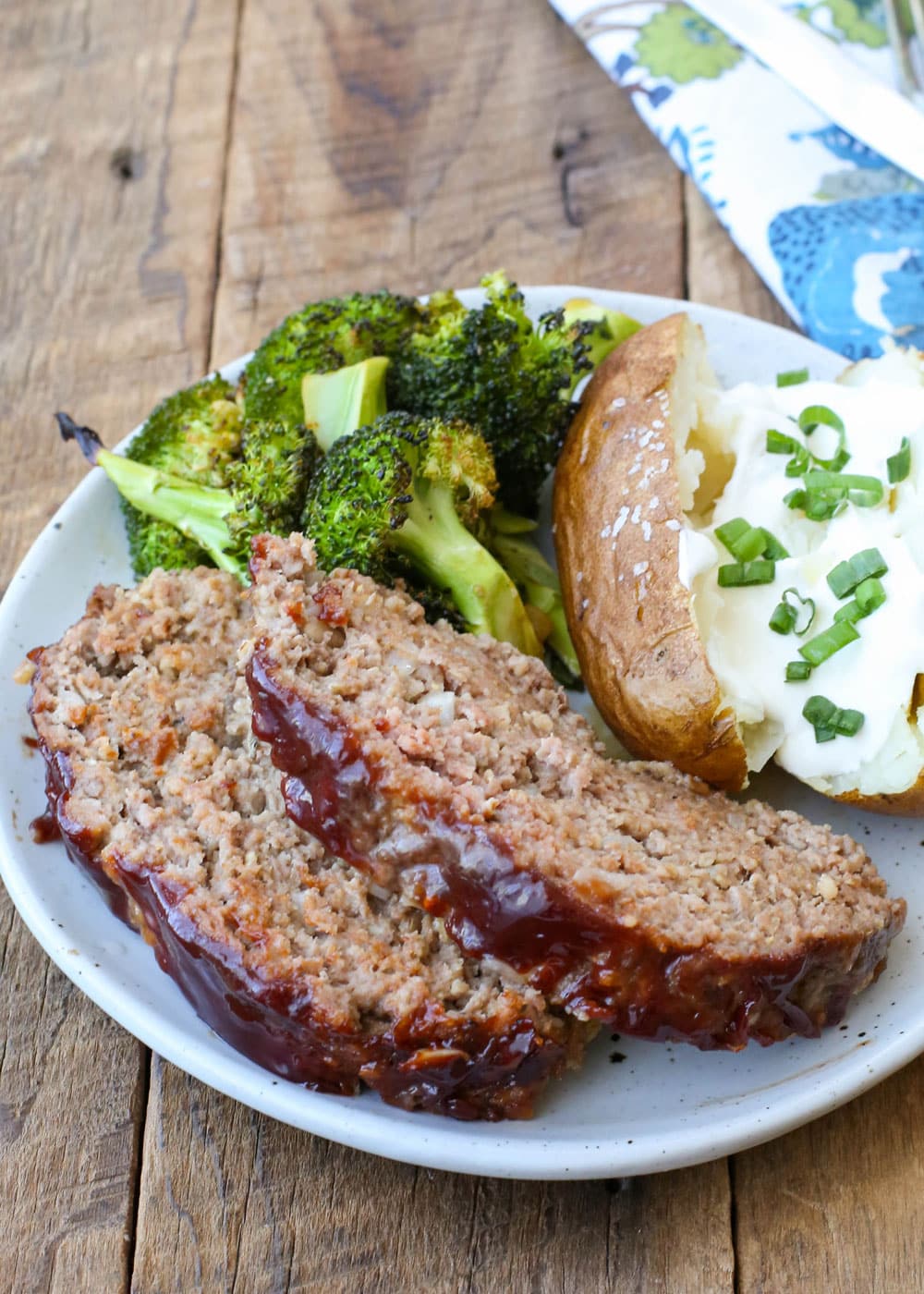 Balsamic Glazed Meatloaf - Barefeet in the Kitchen
