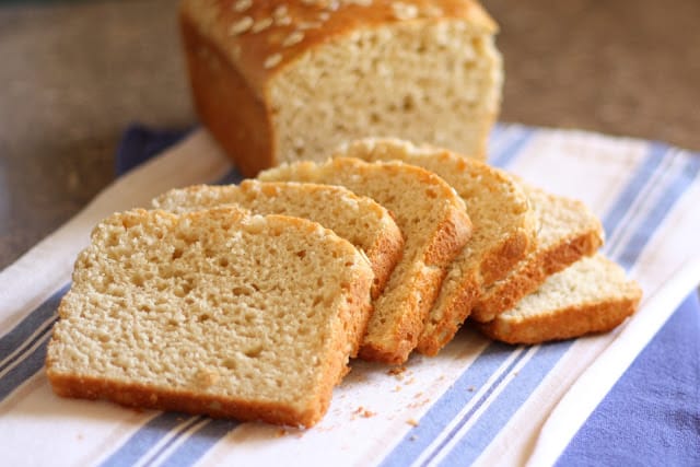 Honey and Oat Gluten Free Bread recipe by Barefeet In The Kitchen