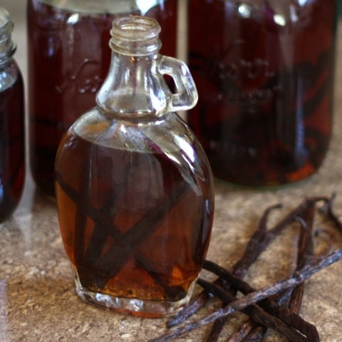 Kitchen Tip: How To Make Homemade Vanilla Extract and Vanilla Sugar recipe by Barefeet In The Kitchen