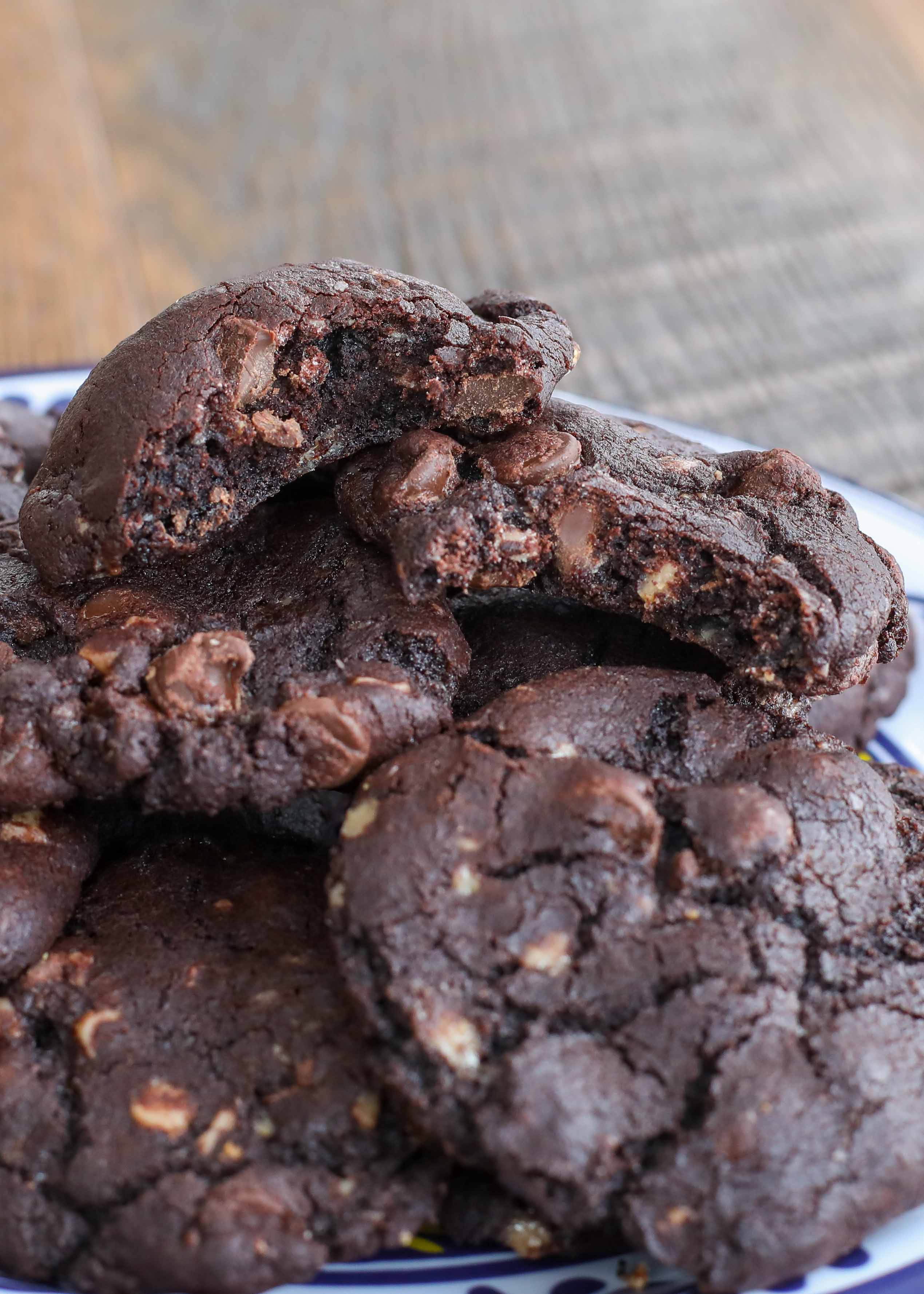 Dark Chocolate Toffee Cookies