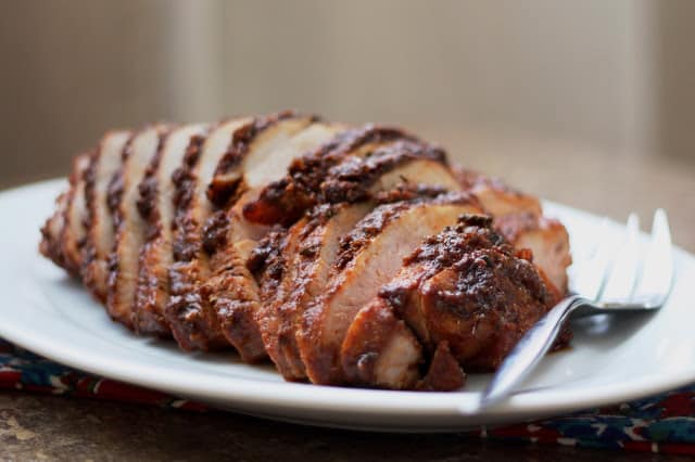 Mexican Spice Rubbed Pork Roast recipe by Barefeet In The Kitchen