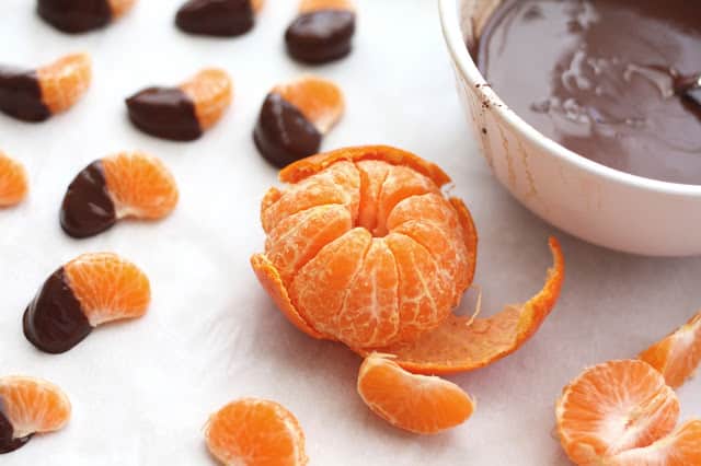 Chocolate Covered Clementines & Homemade Magic Shell recipe by Barefeet In The Kitchen