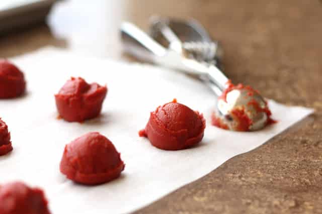 Kitchen Tip: How to Store Leftover Tomato Paste recipe by Barefeet In The Kitchen
