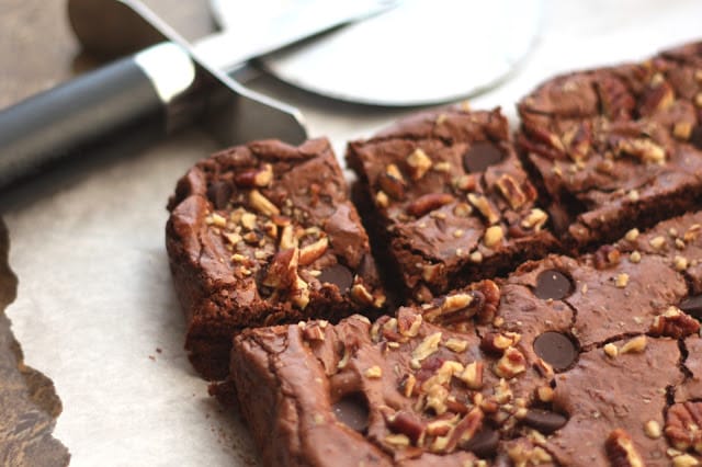 Rich Dark Chocolate Brownies - Gluten and Casein Free recipe by Barefeet In The Kitchen