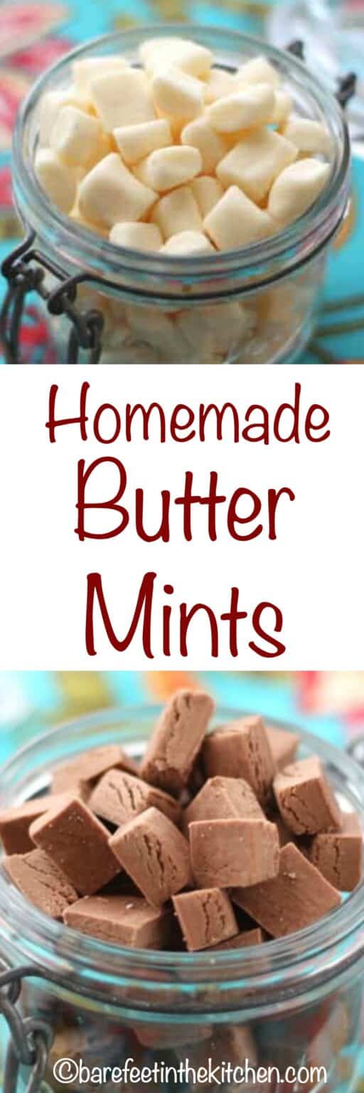 Homemade Butter Mints - Barefeet in the Kitchen