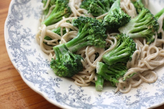 Broccoli Pasta in a Light Herb Cream Sauce recipe by Barefeet In The Kitchen