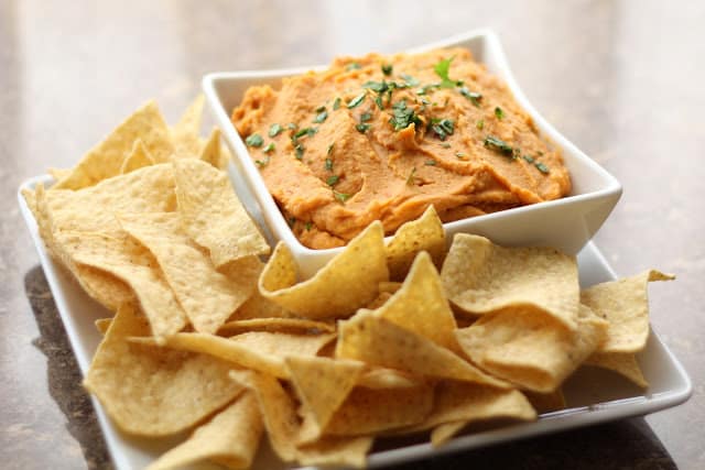 Chipotle and Lime Hummus recipe by Barefeet In The Kitchen