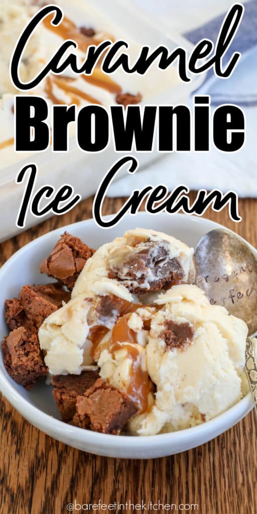 Caramel Brownie Ice Cream
