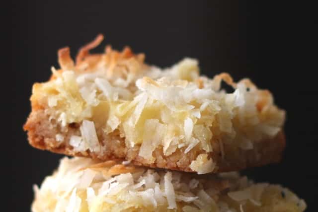 Pineapple Coconut Bars recipe by Barefeet In The Kitchen
