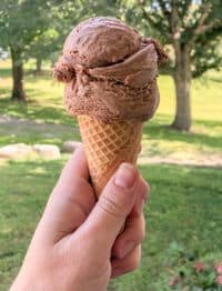 Chocolate Almond Ice Cream