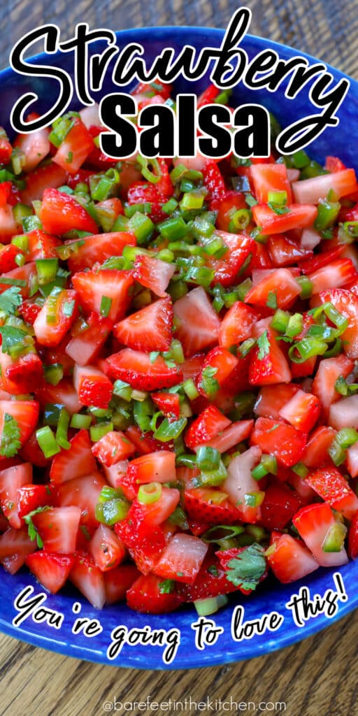Fresh Strawberry Salsa is a summer favorite!