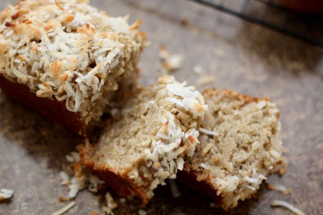 Hawaiian Banana Bread with Pineapple and Coconut recipe by Barefeet In The Kitchen