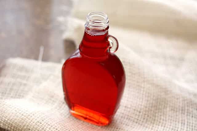 Strawberry Simple Syrup recipe by Barefeet In The Kitchen