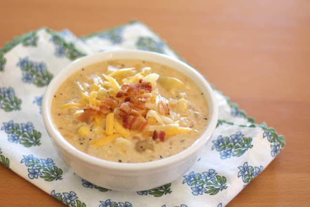 Chipotle Corn Chowder recipe by Barefeet In The Kitchen