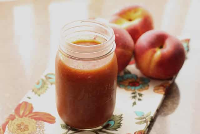 Tangy Peach Barbecue Sauce recipe by Barefeet In The Kitchen