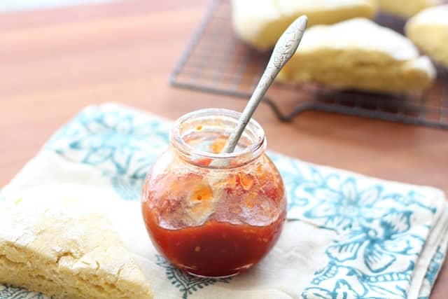 Tomato Jam recipe by Barefeet In The Kitchen