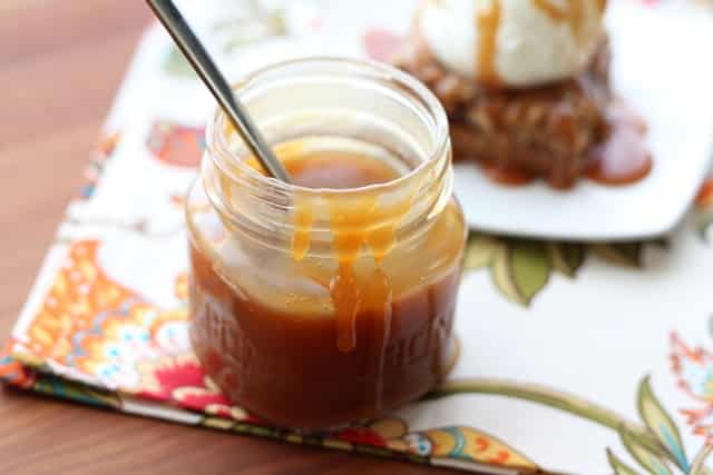 Bourbon Caramel Sauce recipe by Barefeet In The Kitchen