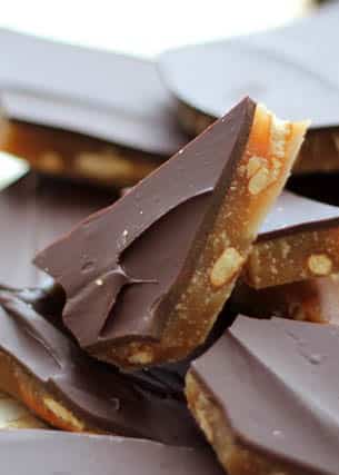 Chocolate Covered Pretzel Toffee is a holiday treat that no one can resist!