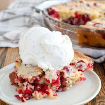 Cranberry Pie is the reason I stash cranberries in the freezer to use all year long! - get the recipe at barefeetinthekitchen.com