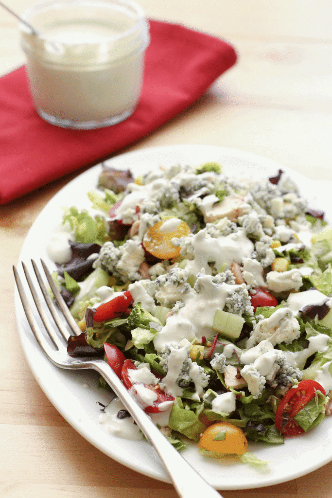 Bleu Cheese Salad Dressing recipe by Barefeet In The Kitchen