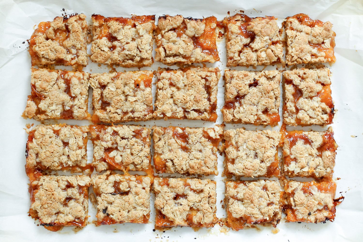 Apricot Crisp Bars {traditional and gluten free recipes}